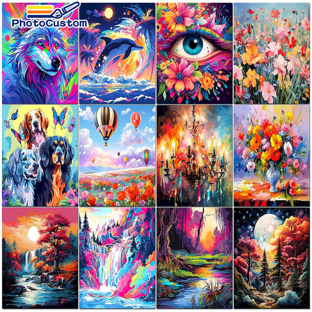 Paint By Numbers Kit - Adult Canvas Art Set