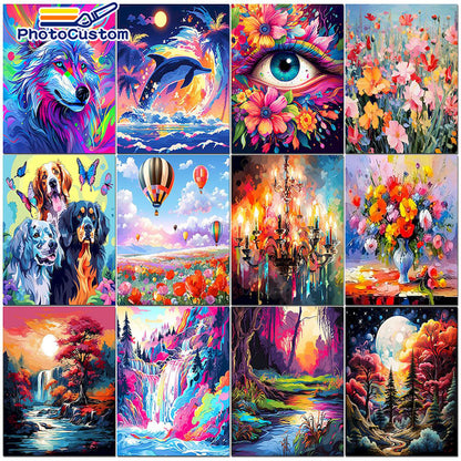 Paint By Numbers Kit - Adult Canvas Art Set