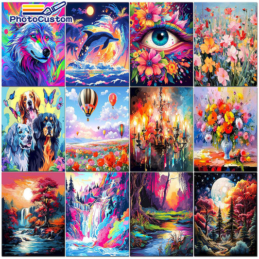 Paint By Numbers Kit - Adult Canvas Art Set