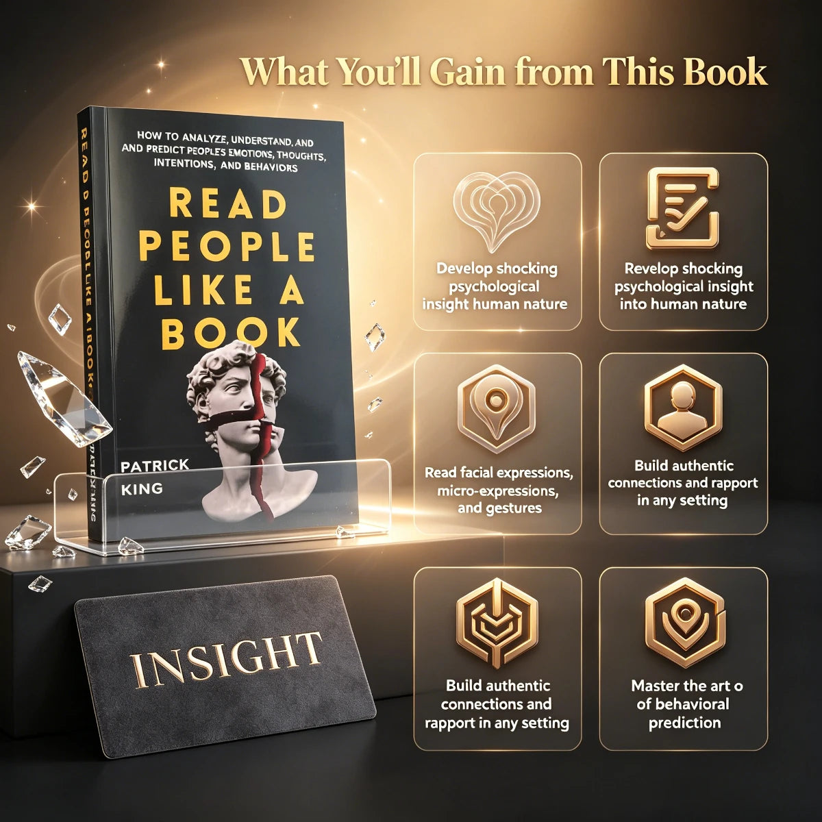 Read People Like A Book By Patrick King Psychology Self Help Book Analyze People's Emotions Thoughts Intentions Behaviors