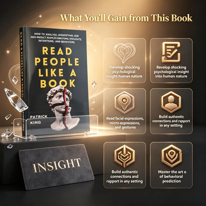 Read People Like A Book By Patrick King Psychology Self Help Book Analyze People's Emotions Thoughts Intentions Behaviors