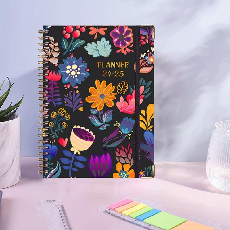 Planner Book: Weekly & Monthly with Pocket