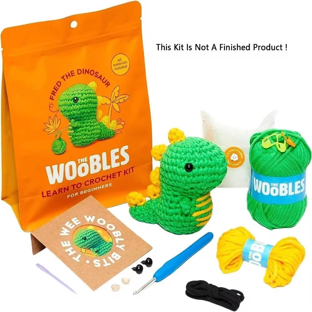 Crochet Stuffed Animal Kit: DIY Beginner Yarn Set