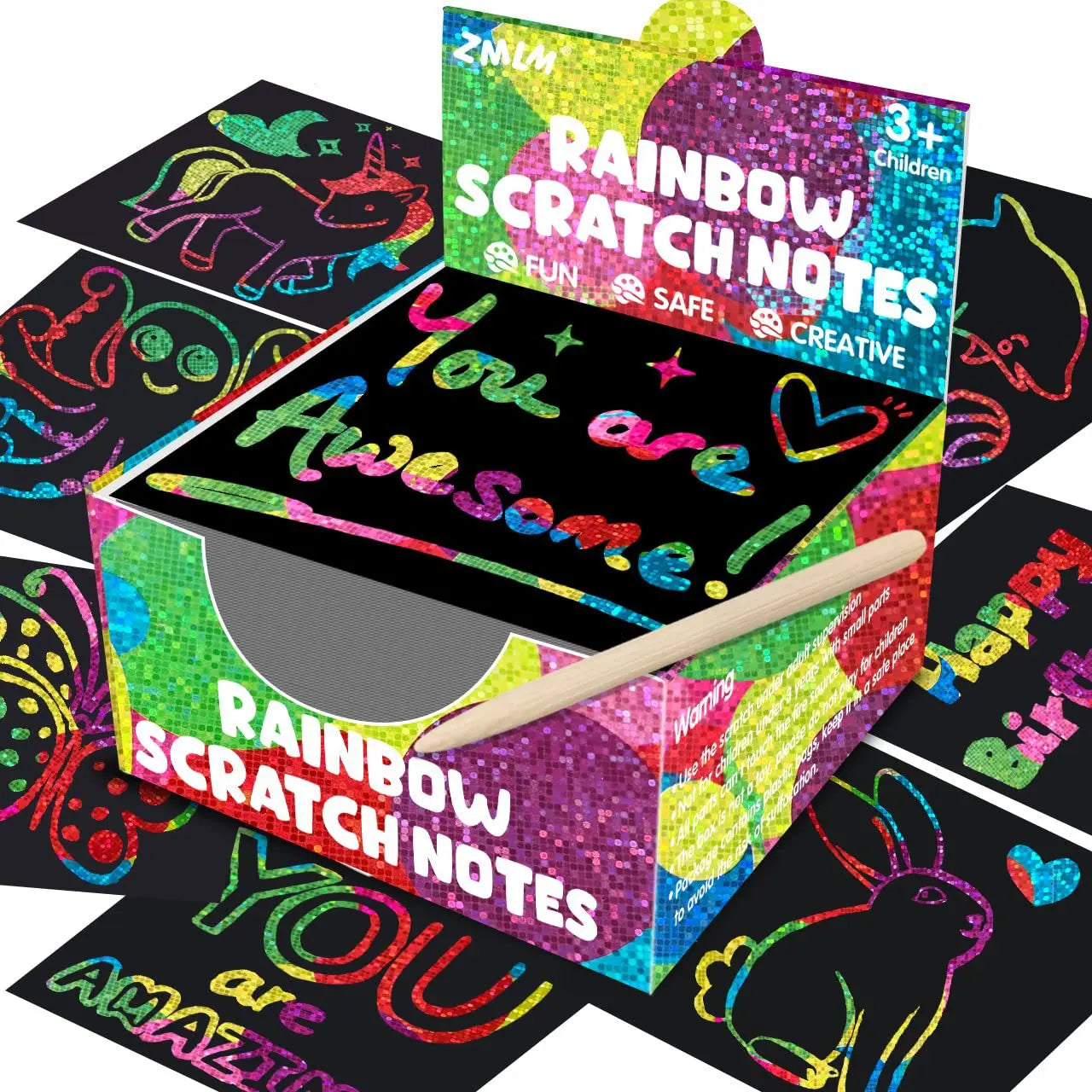 Dazzling Scratch Painting Kit - Parent-Child Interactive Fun