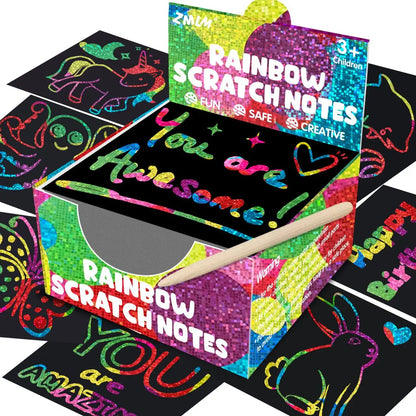 Dazzling Scratch Painting Kit - Parent-Child Interactive Fun