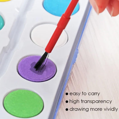 Washable Watercolor Paint Set - 8/12/16 Colors for Kids
