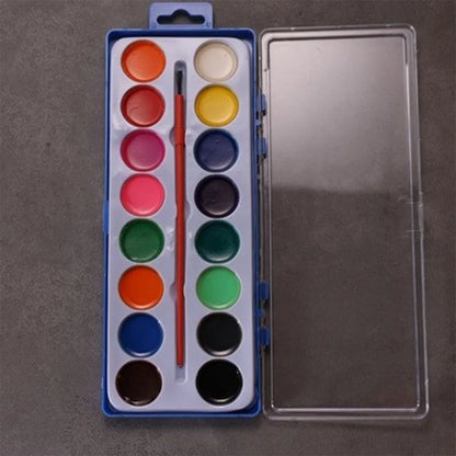 Washable Watercolor Paint Set - 8/12/16 Colors for Kids