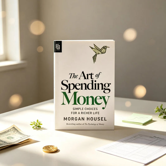 The Art of Spending Money By Morgan Housel - Financial Self-Help Book for Mindful Spending & A Richer Life