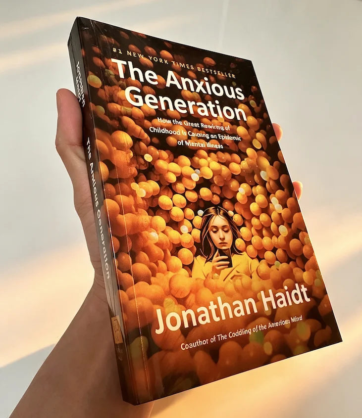 The Anxious Generation Jonathan Haidt Psychology Book Parenting Mental Health Self Improvement Book