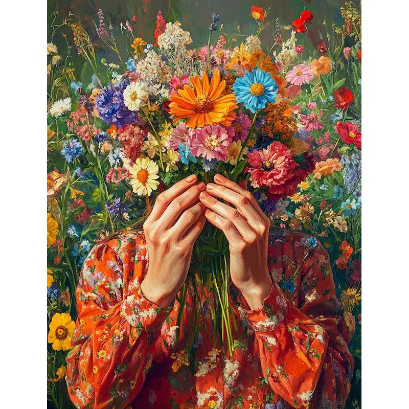 Paint by Numbers: Abstract Paint by Numbers Kit - Unique Acrylic Wall Art