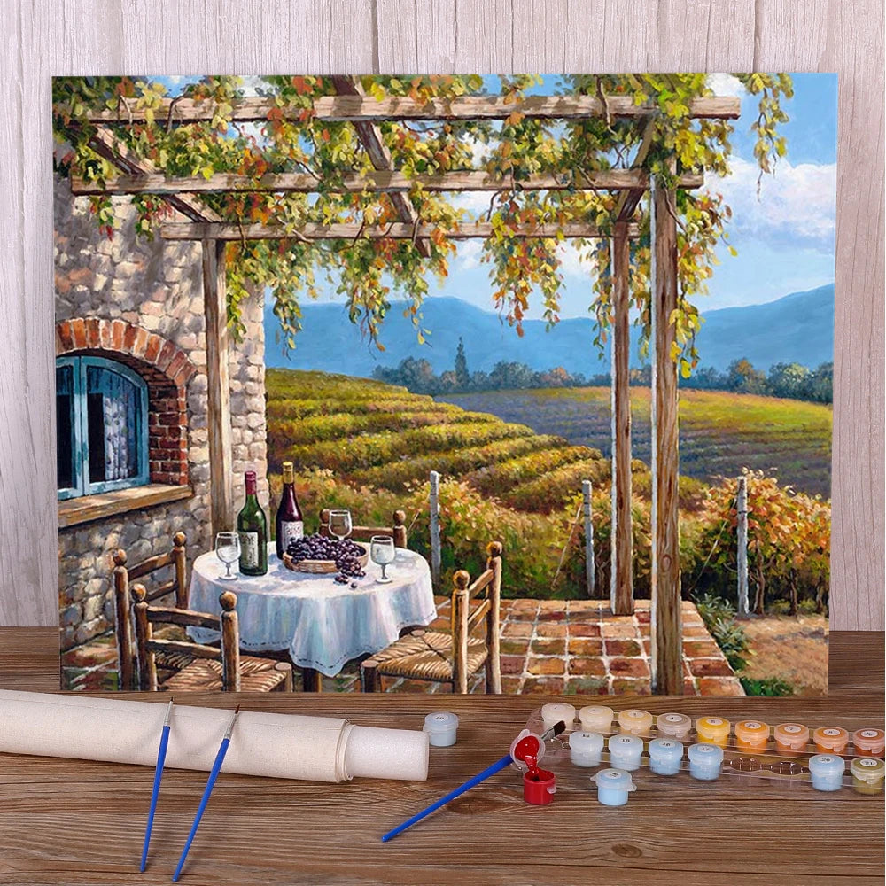 Paint By Numbers Kit - Classic House 40x50 Acrylic Set
