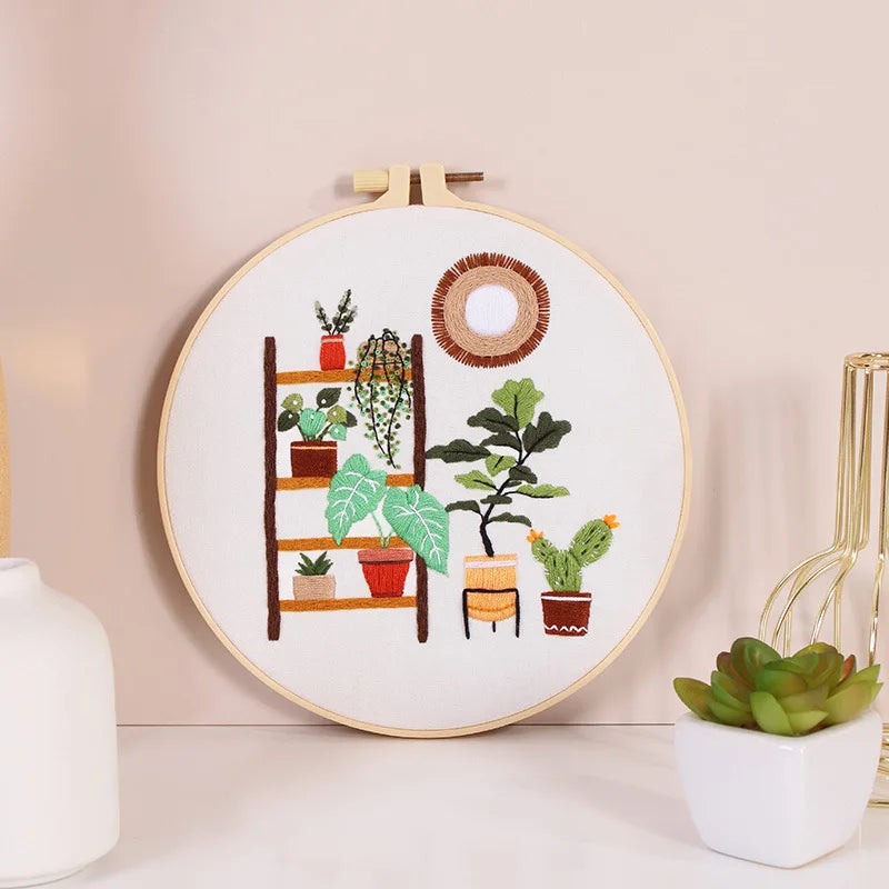 Embroidery Kit: Beginner Cross Stitch Set, Multi Pattern
