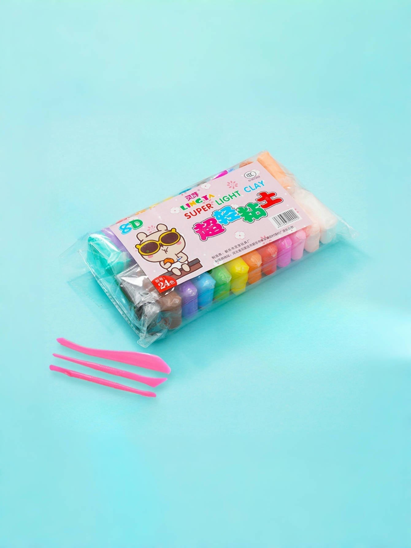 Non-Toxic Clay Set - Ultra-Light 12, 24, 36 Colors Refill