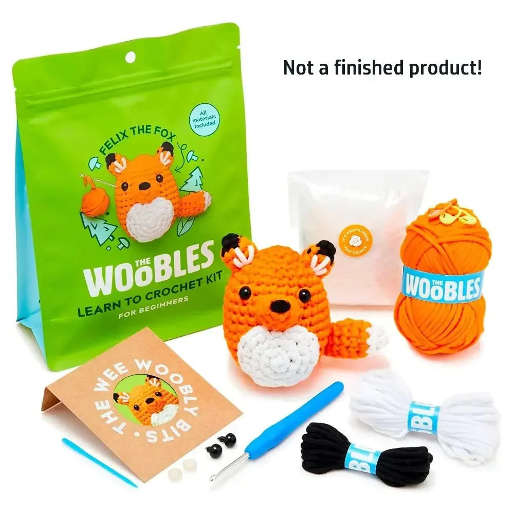 Crochet Stuffed Animal Kit: DIY Beginner Yarn Set
