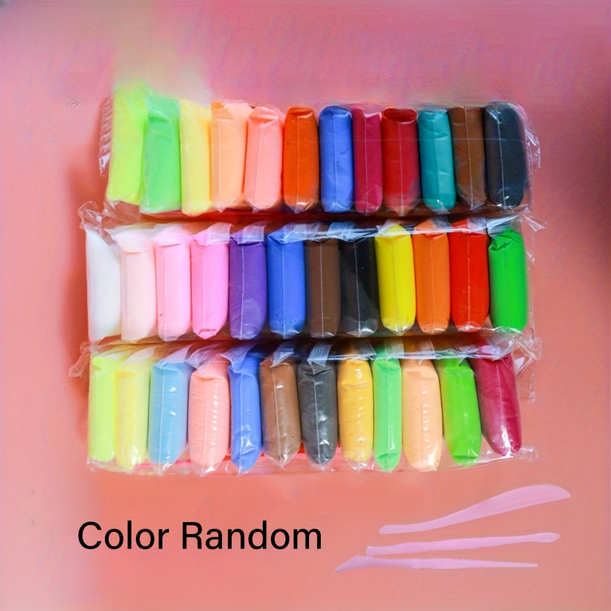 Air Dry Clay Set - Non-Toxic, Vibrant Colors & Tools