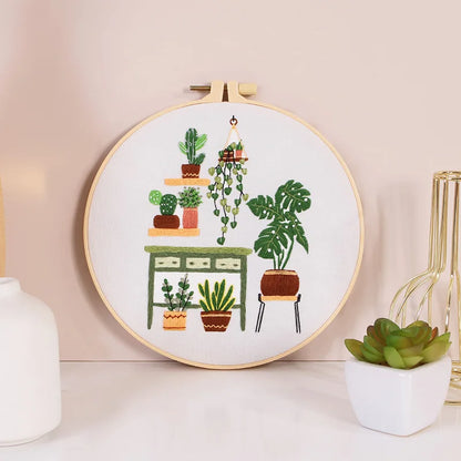 Embroidery Kit: Beginner Cross Stitch Set, Multi Pattern