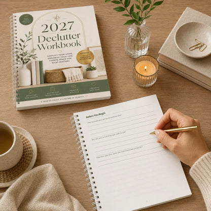 54 Pages Declutter Workbook Planner Journal Ultimate Guide to Organize Home, Clear Chaos, Declutter Room, Cleaning Goals